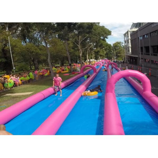 Огромная коммерчески раздувная майна выскальзования и скольжения двойная в пинке