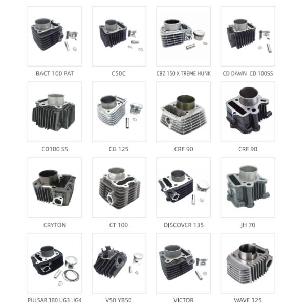 MD 90 Tête de cylindre de moto Parties de moteur de haute qualité