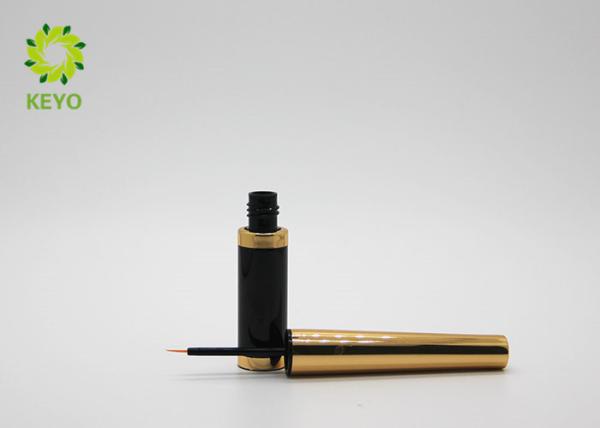 Special Shape Cosmetic Packaging Tubes Plastic Material Made With Golden Cap