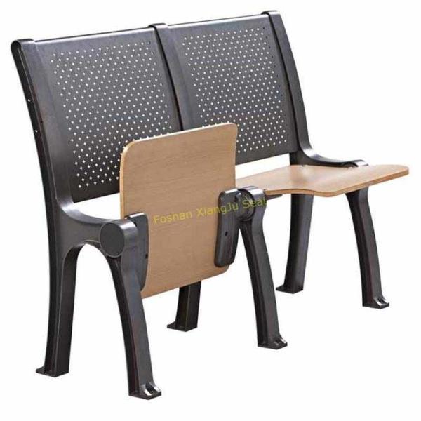 Steel Coated Stadium School Furniture Roll Up Chair Fixed Desk / Auditorium Seating
