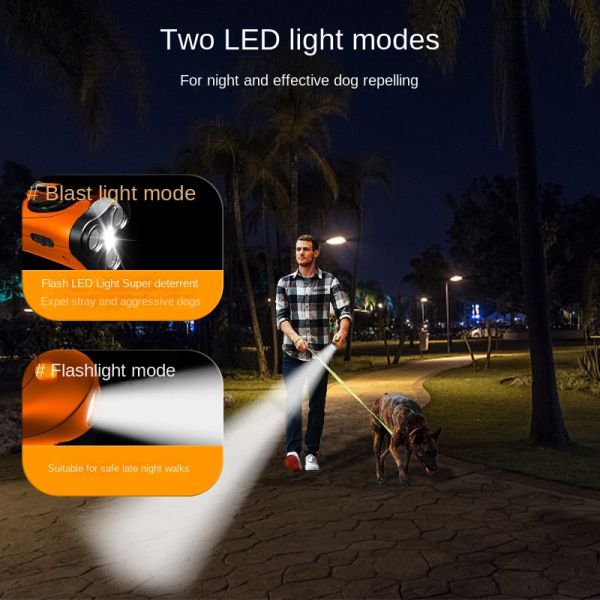 New Arrival USB Rechargeable Handheld Dog Barking Deterrent Custom Color Ultrasonic Training Device IP67 Waterproof Eco-friendly