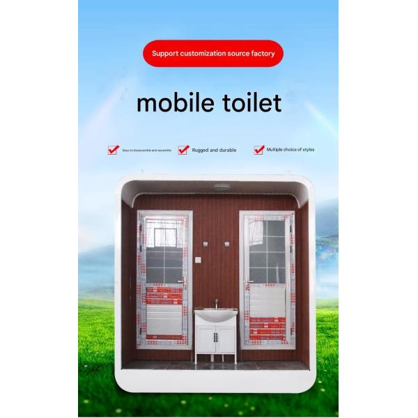 Outdoor Public Toilets Portable and Shower-Ready for Any Occasion