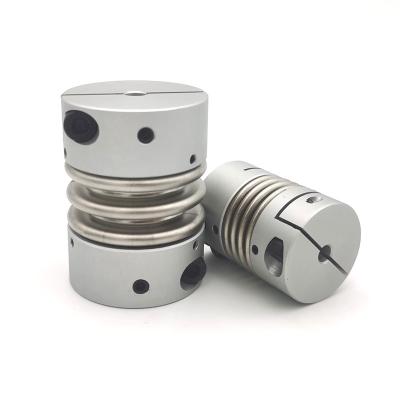 XTC High Torque Motor Generator Shaft Type bellows flexible coupling clamp Metal Bellows Couplings For Power Transmissio