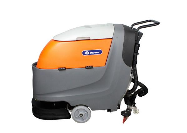  Rubber Battery Powered Floor Scrubber Steel Curved Squeegee 800mm