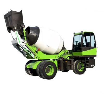 Multifunctional 3.5 M3 Self Loading Concrete Mixer Vehicle / Cement Mixer Truck