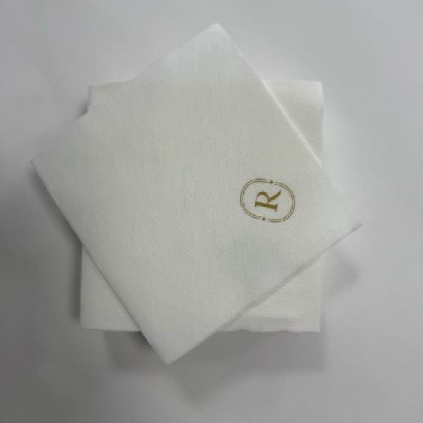 23*23 Premium White Airlaid Napkins & Cutlery Bags Soft Absorbent Dust Free For Events