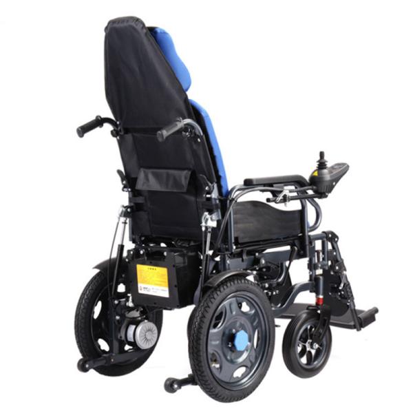 Disabled Electric Medical Transport Wheelchair With Remote Control Homecare