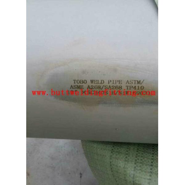 A312 Stainless Steel Welded Pipe For Decoration 201 / 304 / 410 / 430 Grade