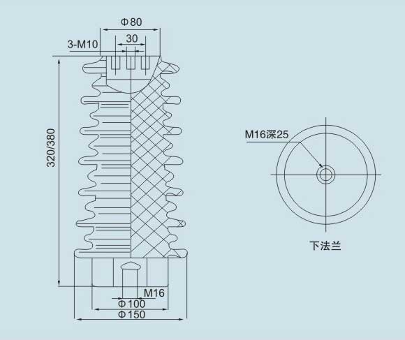 HV Epoxy Resin Support Capacitor Insulators