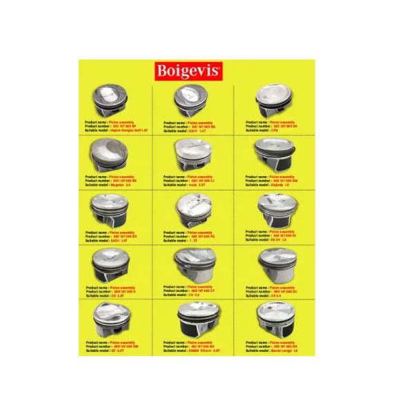 Recolección de piezas de pistón del motor de automóviles 03C107065BG para EA111 1.4T Tiguan Ect