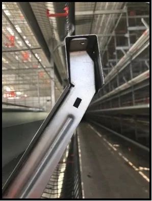 Galvanized Steel H Type Battery Layer Cages with Modular Structure and Automated Feeding for Poultry Farming