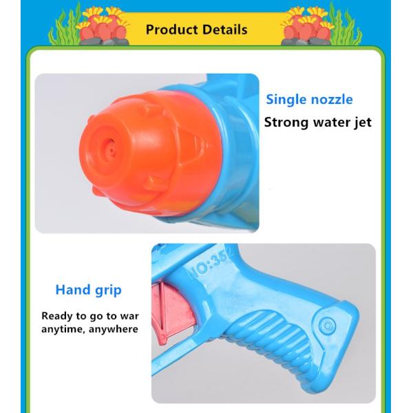 EN71 Water Sprinkler Toys , PP 550ml Summer Water Guns 36*16*8CM