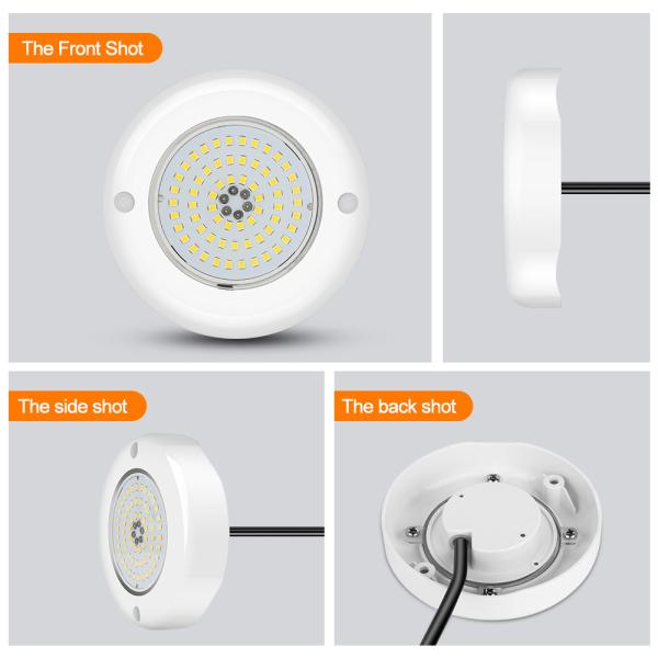 6W RGB DMX LED éclairage de piscine IP68 étanche AC12V