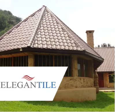 0.3-0.8 mm Roofing Sheets Africa Economic Glazed Tile Roll Forming Machine Villa Warehouse Factory Building Roof Panel