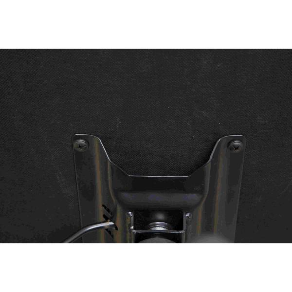 Black Leather Home Office Computer Chair Mid Back With Nylon Armrest 8.6KG