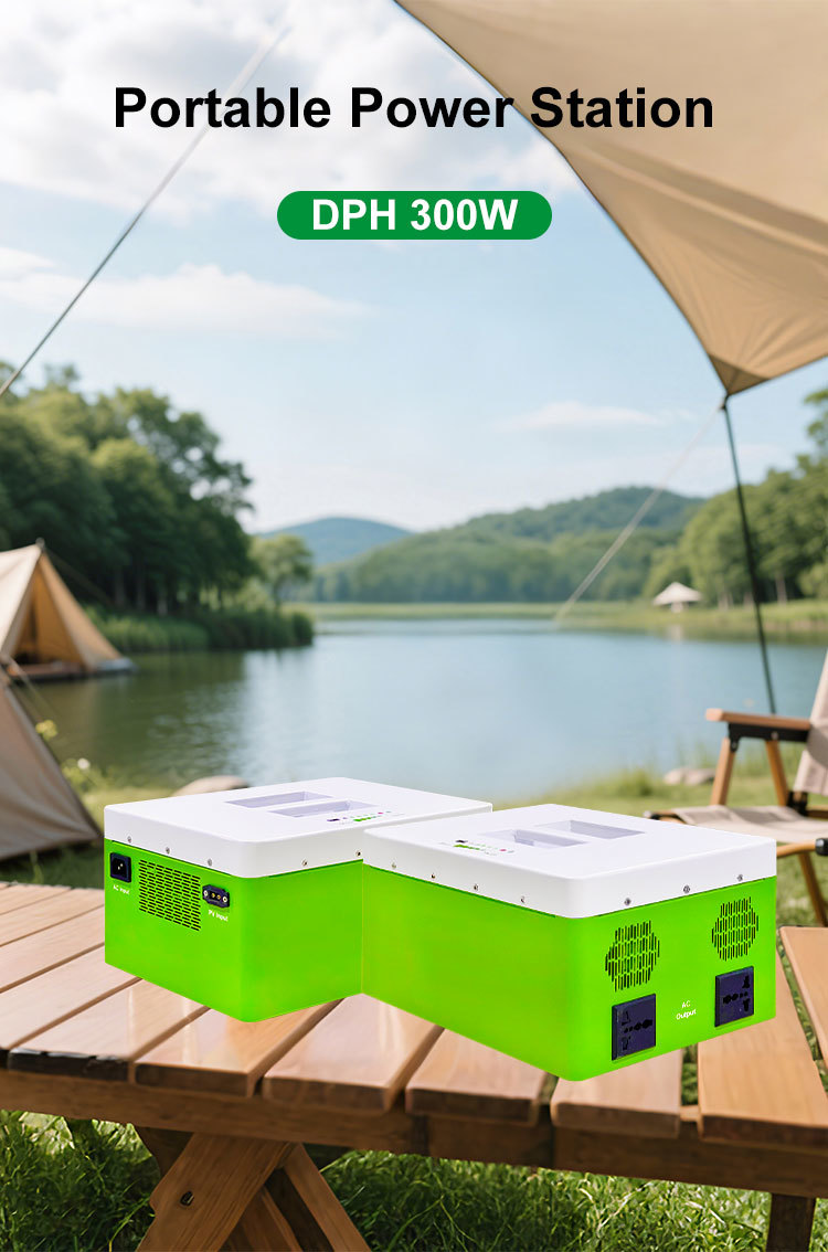 3.2V300W +650wh battery portable power station all in one inverter battery