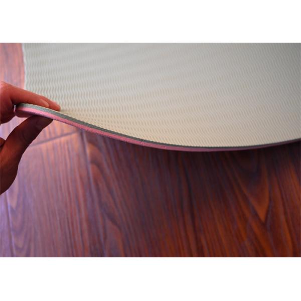 Розовый цвет Экологически чистый йога Мат Нескользящий TPE йога Мат Для начинающих фитнес