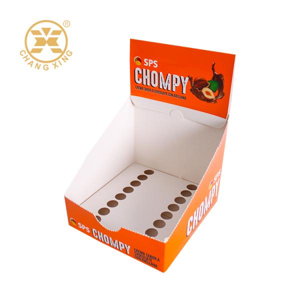Custom Jelly Display Box with 300/350/400gsm Cardpaper Recyclable and Eco-friendly Shelf Ready Packaging Box