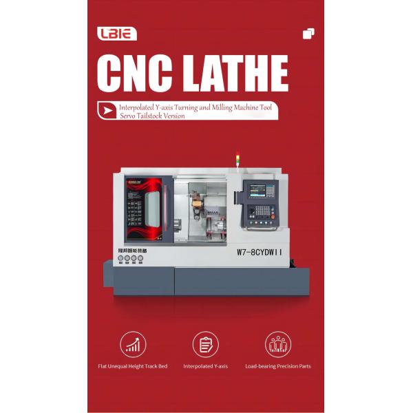 550mm Length 6 Axis Milling And Turning Machine With Y Axis Machine Cnc Lathe