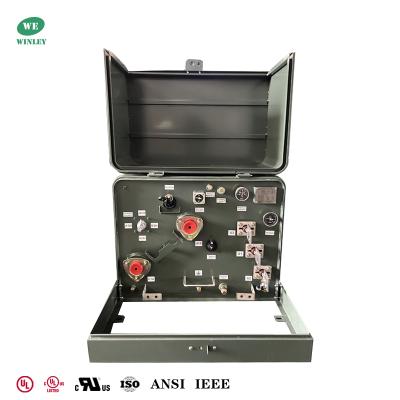 100Kva Single Phase Pad Mounted Distribution Transformer 13800V To 240V Meet DOE 2016 Standard Outdoor Distribution
