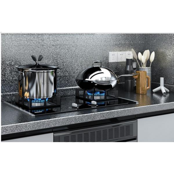 Pegatinas resistentes al agua 2m x 3m Rollos estilo de diseño moderno Función a prueba de humo Papel de pared de aluminio personalizado