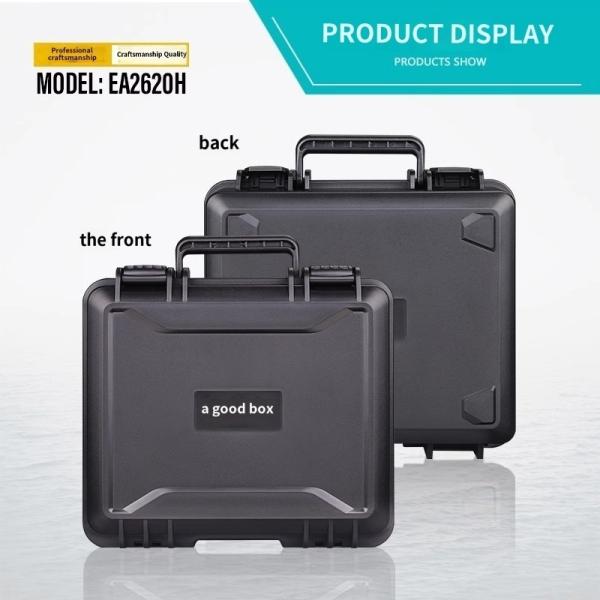 Boîte de rangement d'outils polyvalent étui dur de protection avec mousse à l'épreuve de la poussière