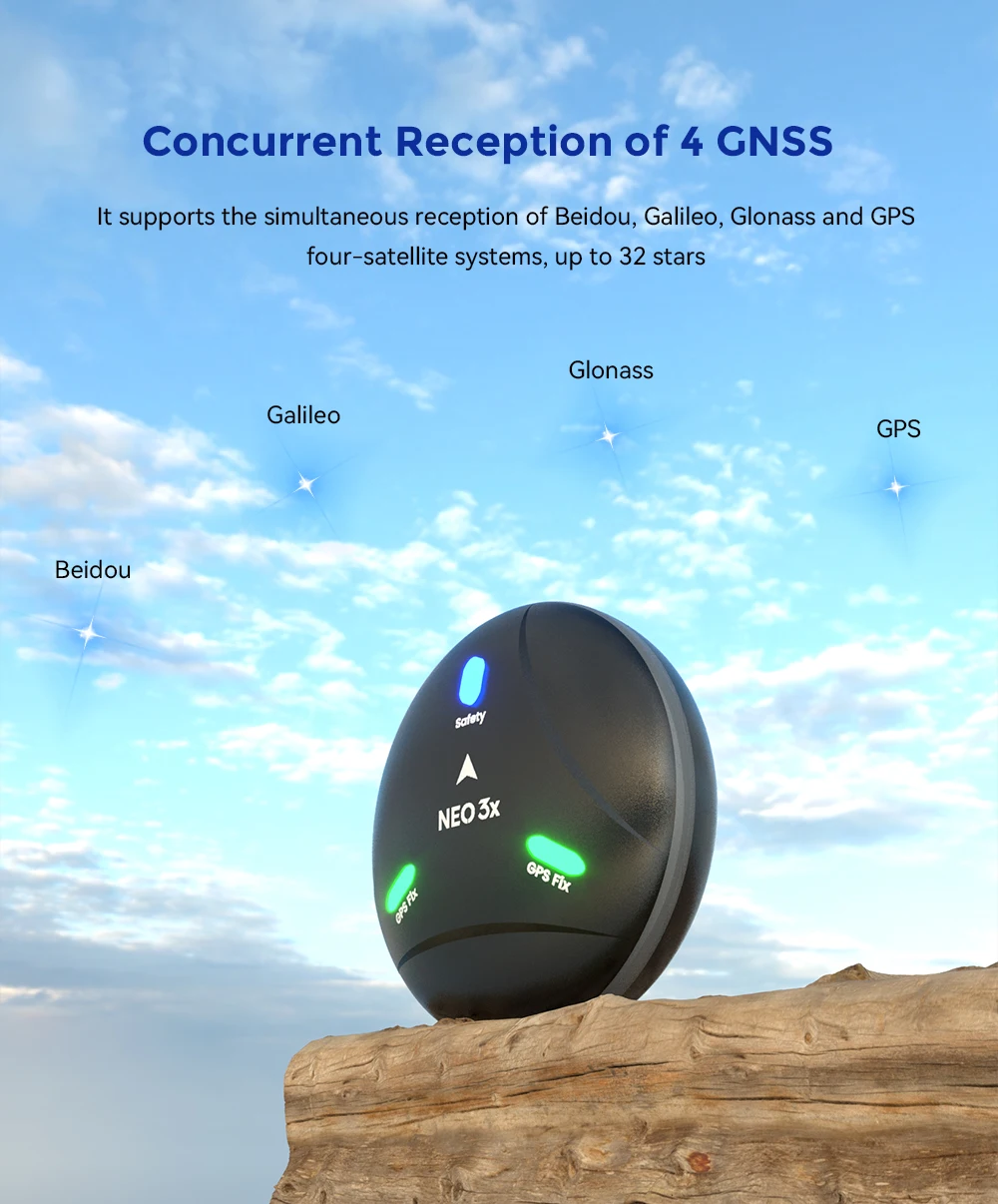 Cuav New Neo 3x M9n Gps Airplane with Can Protocol Gnss Composite Material Transmitter Receiver Pair