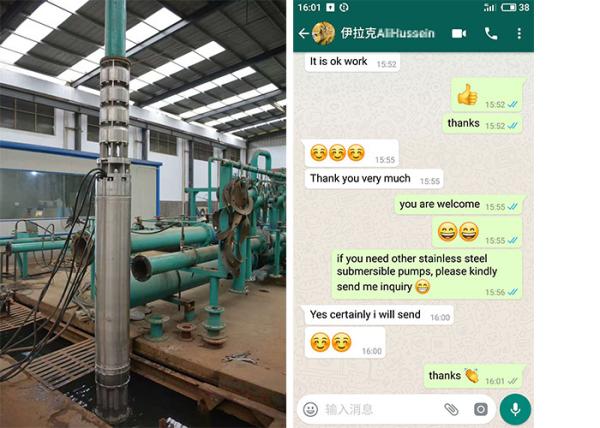 12 Inch 300m3/H Seawater Submersible Pump 140kw Power High Performance