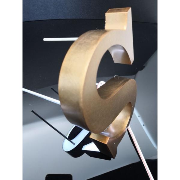 SS Backlit Channel Letter Signs Board 3200K 30mm For Advertising