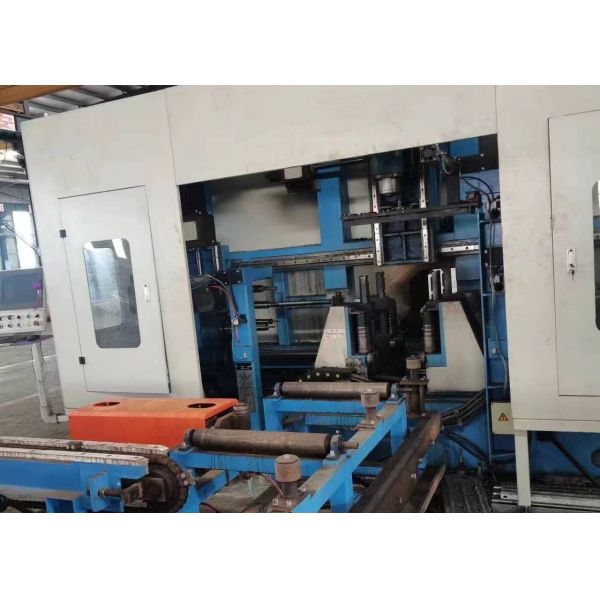 BT40 Main Spindle CNC 3D Beams Drilling Marking Machine Line PLC Control Method