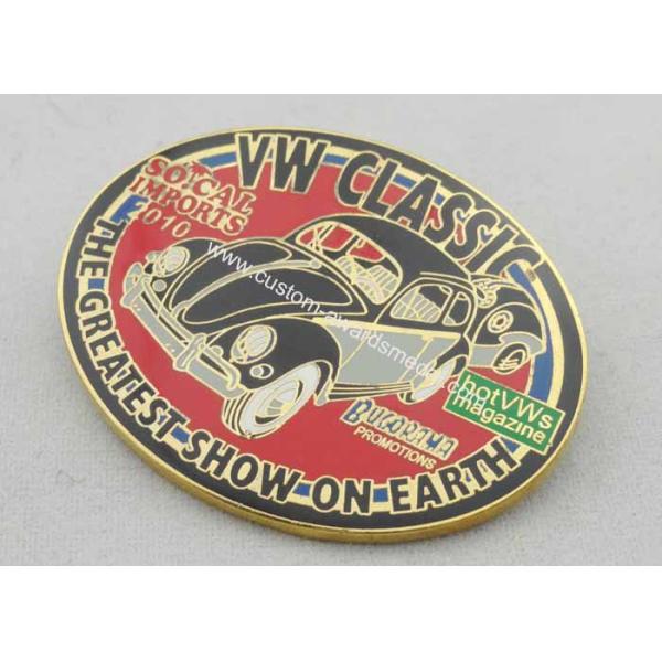 2D Or 3D Vw Classic Zinc Alloy, Pewter, Aluminum Hard Enamel Pin, Sports Lapel Pins