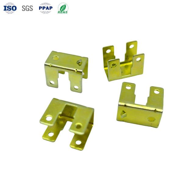 Precision Custom Metal Stamping Parts 0.02mm Tolerance AG-Plated