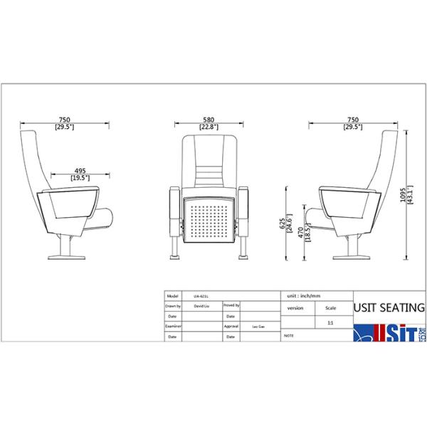 El cine CA117 preside para el asiento del sitio del planetario
