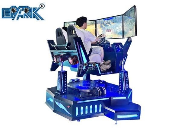 Three Axis Three Screen 9D VR Simulator VR Racing Car Double Seats Arcade Games