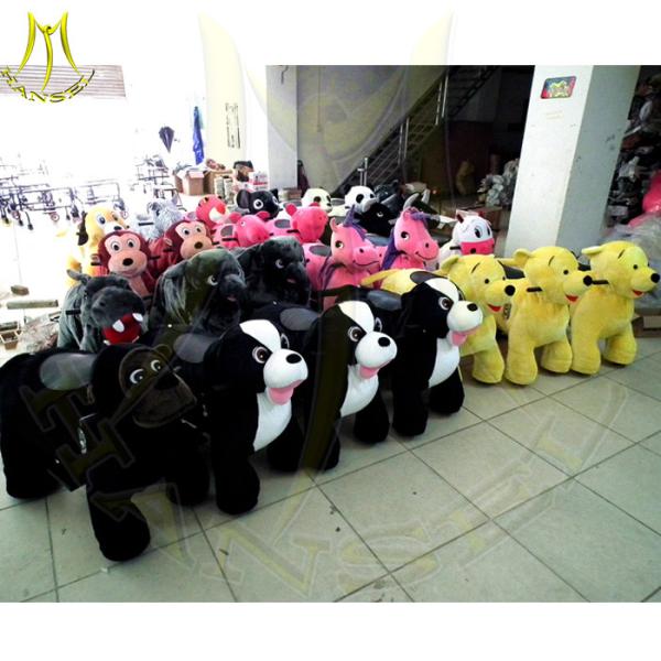 Hansel new designed family buy amusement rides car electric wheel outdoor playground moving walking dragon ride coin