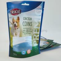 Bolsa de pie personalizada reabrible compostable digitalmente impresa con cremallera embalaje de alimentos para mascotas