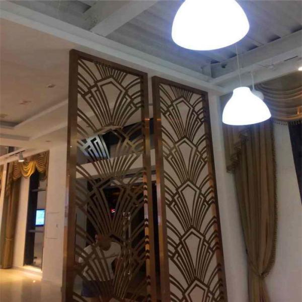 luxury stainless steel Screens & Room Dividers Type for Commercial Home Decor