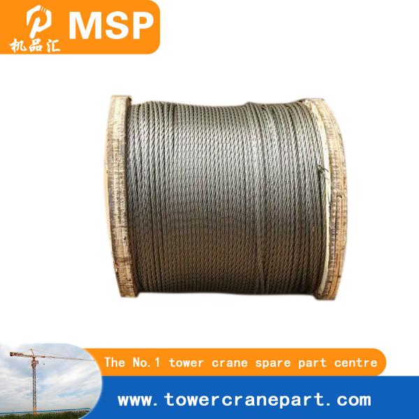 Accesorios para grúas de torre plana con cable de alambre de acero para construcción urbana