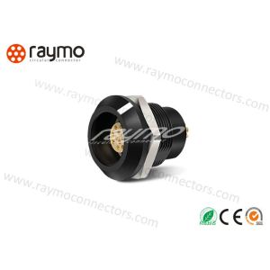Circular Waterproof IP68 Plastic Push Pull Connectors With Brass Shell