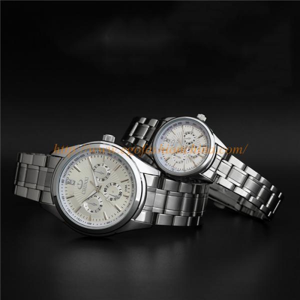 018A Steel Couple Watch Kerean Fashion Jewelry Watch Hotsale USA Quartz Watch for Couple