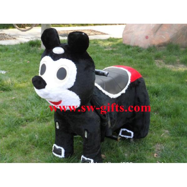 China Supplier Kids Ride Plush Walking Animal Rides with Led lights for Sale
