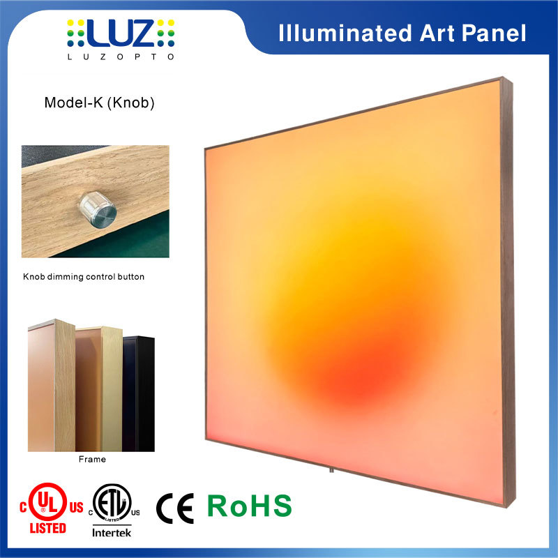 Sunset Horizon Ambient Wall Light – Smart Backlit Acrylic LED Panel