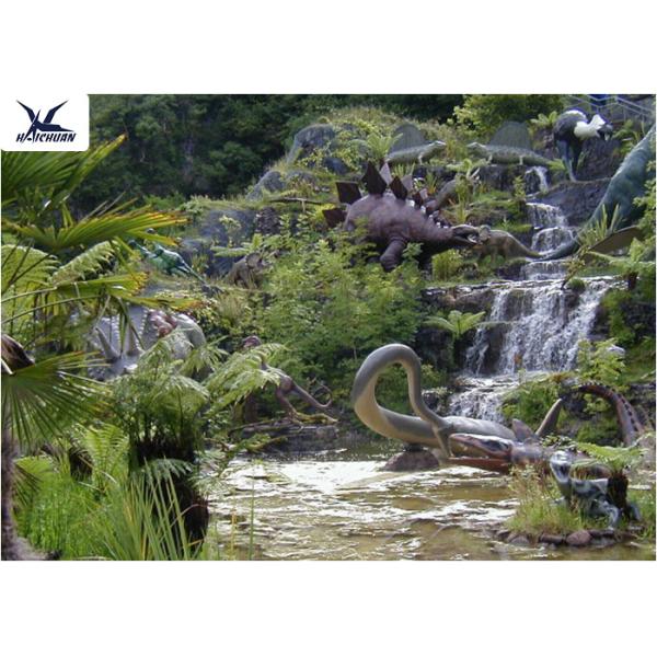 Attractive Dinosaur Lawn Ornament For Jurassic Park , Decorative Animal Garden Ornaments