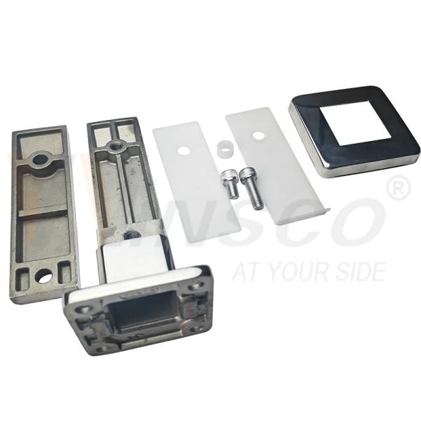 SUS 304 316 Linha de cabelo Preto Matte Mirror Superfície de aço inoxidável Piscina Espinha de vidro Para 12mm 24mm vidro