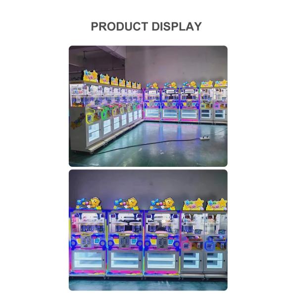 Customized Indoor Amusement Park 4 Players Clip Prize Gift Game Claw Machine for Your