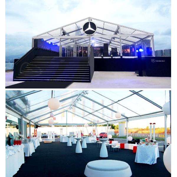 200-300 People Waterproof Clear Party Tent with Clear Top for Outdoor Parties and Events