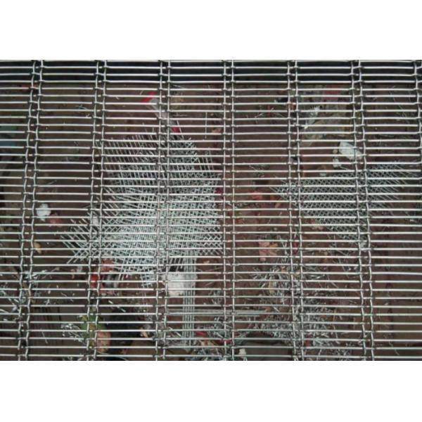 Crimped Stainless Steel 304 Decoration Wire Mesh For Cabinet Doors
