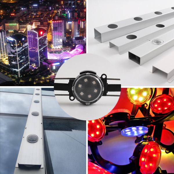 25mm DC12V IP67 Waterproof PC Material LED Pixel Light Outdoor Decorative Lamp