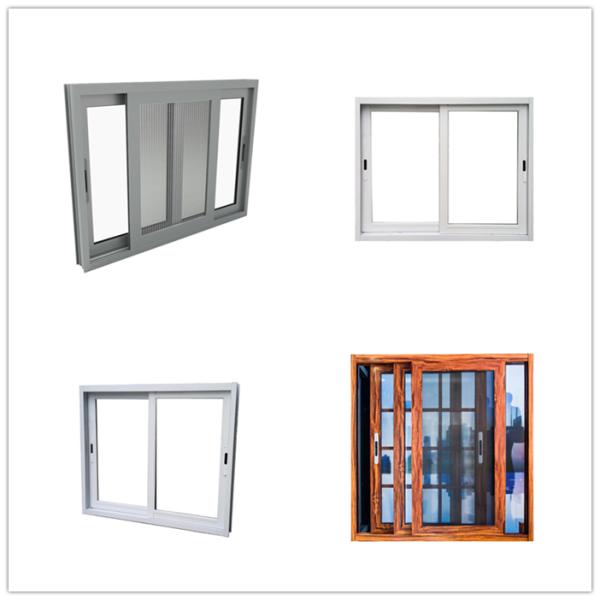 Easy Installation Sliding Window with 4 Panels Tempered Glass and Magnetic Screen