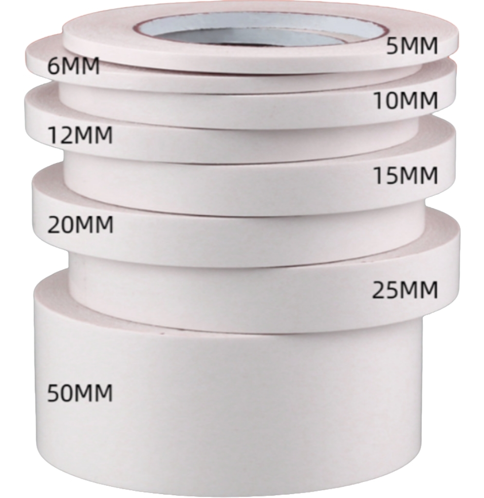 Double Sided Adhesive Tape with Tissue Paper Carrier for Versatile Mounting Bonding and Fixing Applications
